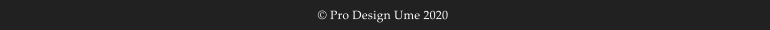  Pro Design Ume 2020